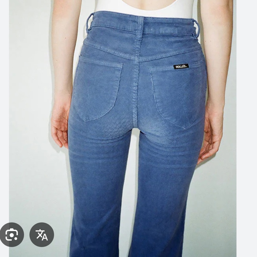 ROLLA'S Eastcoast Flare Corduroy Blue Jeans